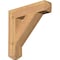 Ekena Millwork Traditional Craftsman Smooth Bracket, Western Red Cedar, 3 1/2"W x 18"D x 18"H BKT04X18X18TRA04SWR - alternate 1